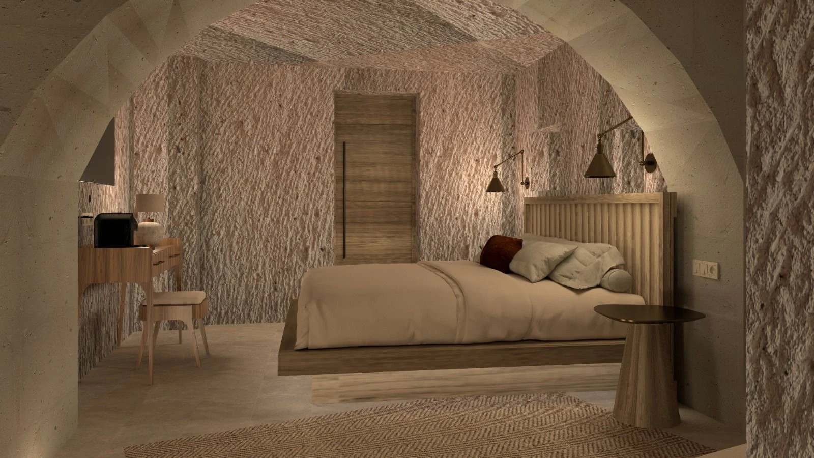 Tarihin İçinde, Cavra Hotel'de Büyüye Uyanın - Kapadokya Balon Manzaralı Mağara Oteli